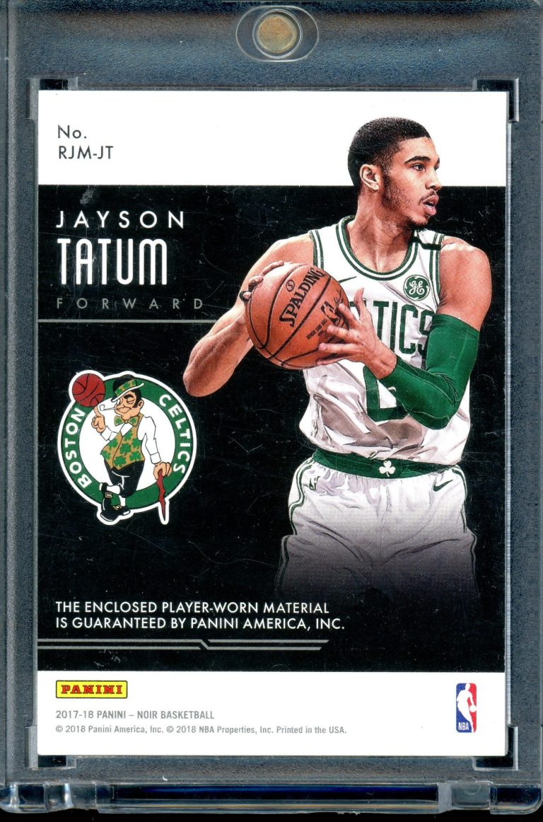 Add this rare Jayson Tatum rookie patch to your collection today—cards like this don’t stay available for long.