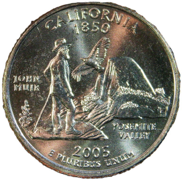 2005-P California State Premium State Quarter BU/MS++ – Uncirculated Clad 25C
