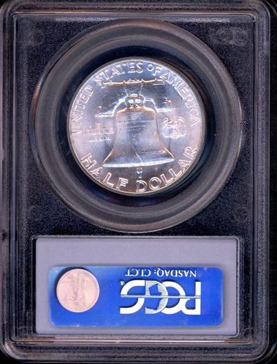 1960 Franklin Half Dollar PCGS MS64 – 90% Silver Mint State 50C