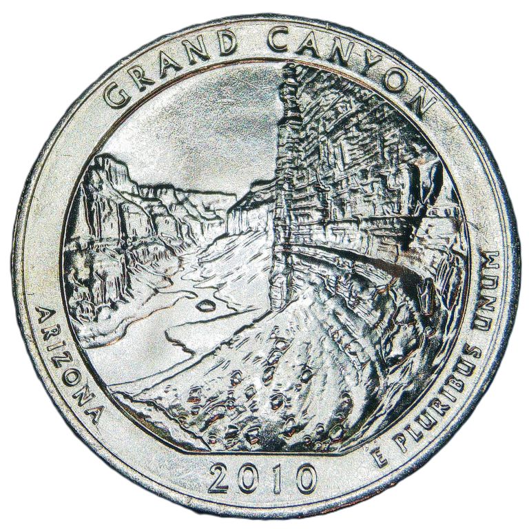 2010-D Grand Canyon Quarter 2010-D Grand Canyon Quarter BU MS++ Uncirculated 25C America the Beautiful