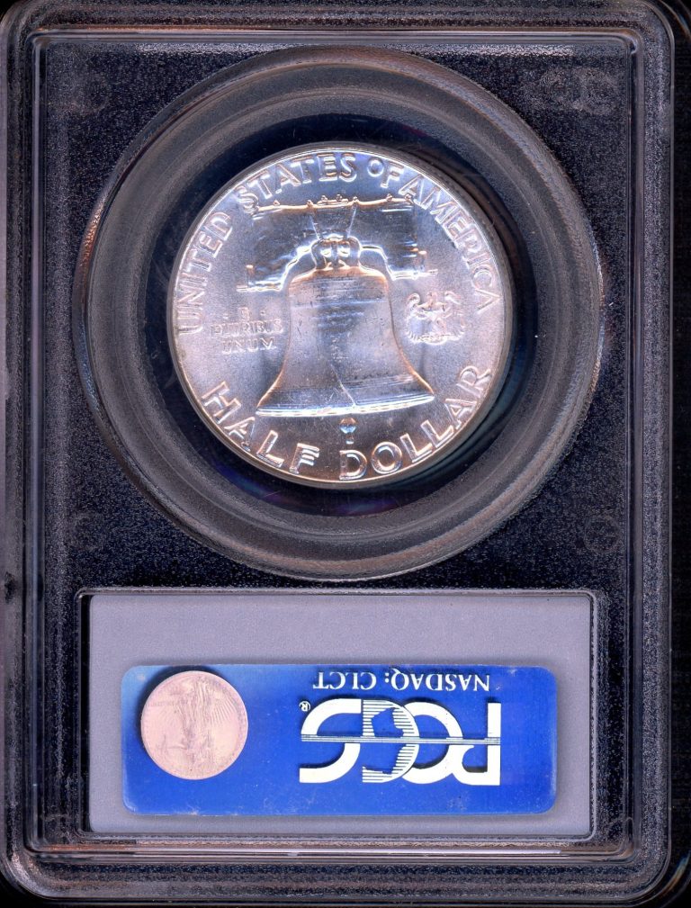 1963-D Franklin Half Dollar PCGS MS64 – 90% Silver Mint State 50C